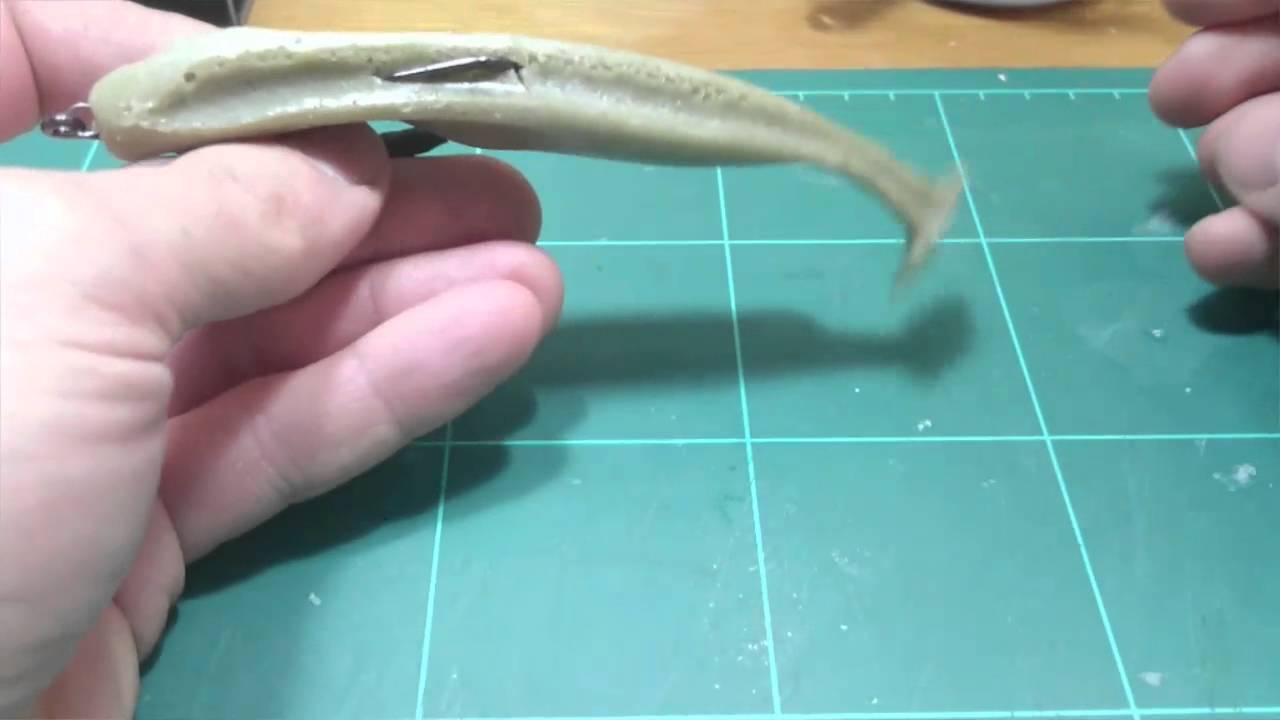 Como lastrar anzuelos para swimbaits de vinilo