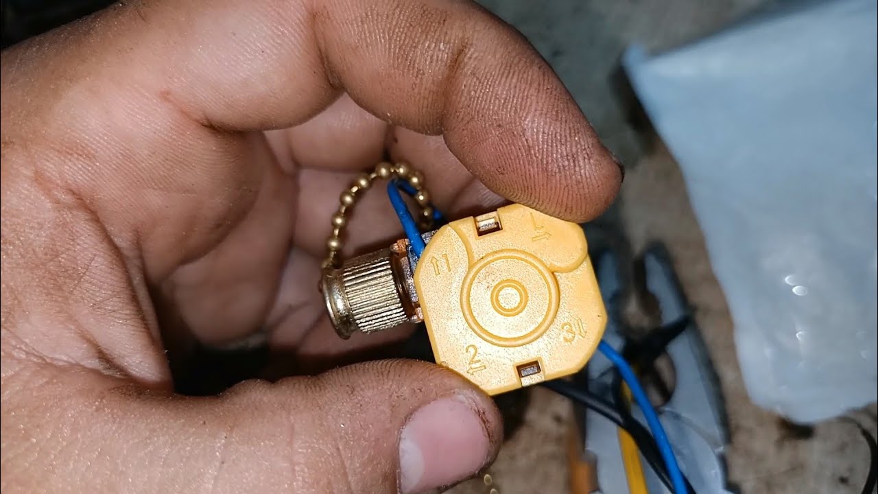 توصيل مفتاح سرعات مروحة السقف النجفة