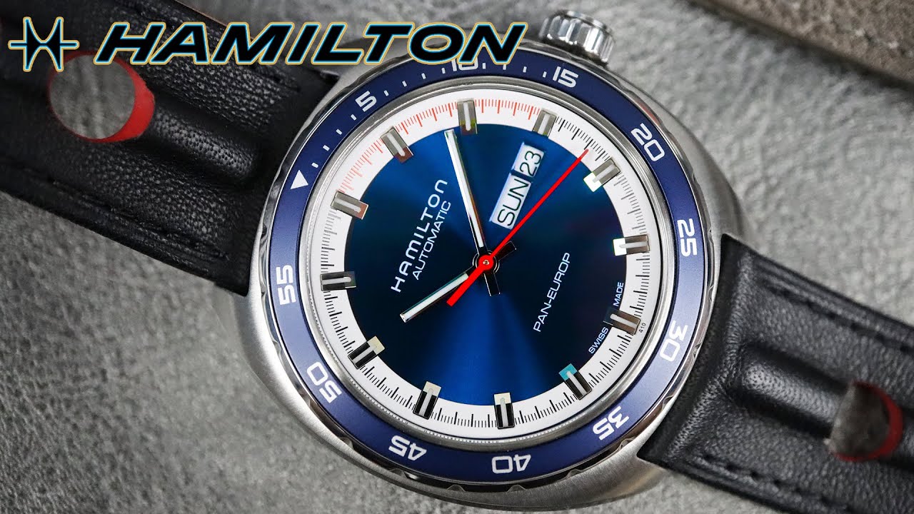 Hamilton Pan-Europ Automatic Day Date 1971 Re-imagination of the 703 Chronograph