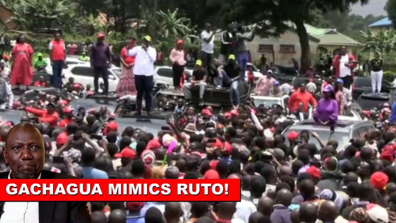 Fireworks as Funny Gachagua mimics Ruto in Kisii and asks People to laugh!