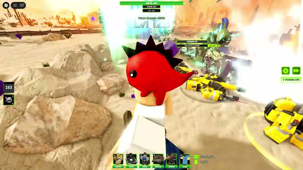 I finally beat the game's endless mode with Snowy Golden_Commando933 in TDX.
