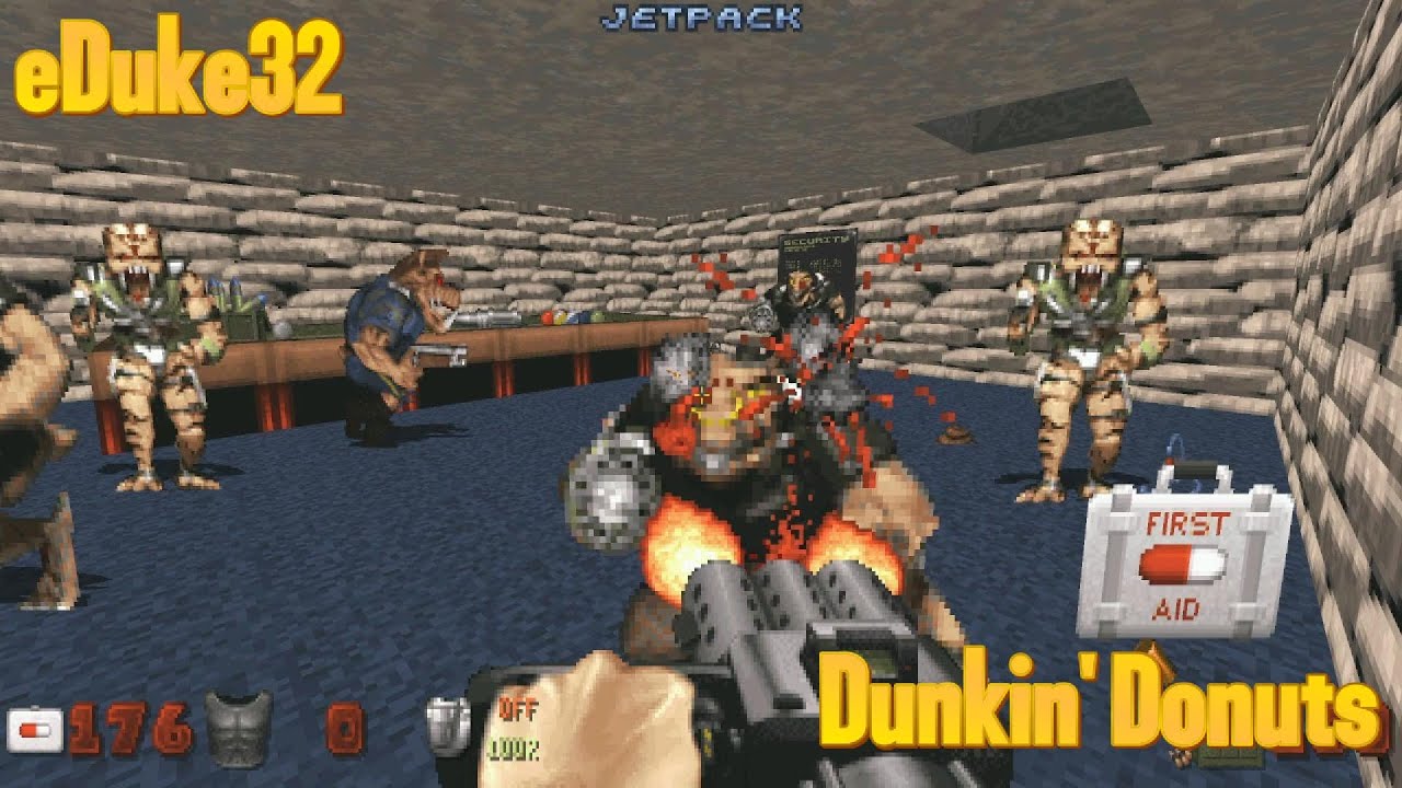 Duke Nukem 3D eDuke32- Dunkin