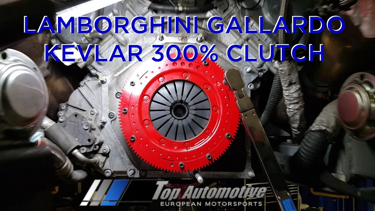 2008 Lamborghini Gallardo Clutch replacement with a Kevlar 300%