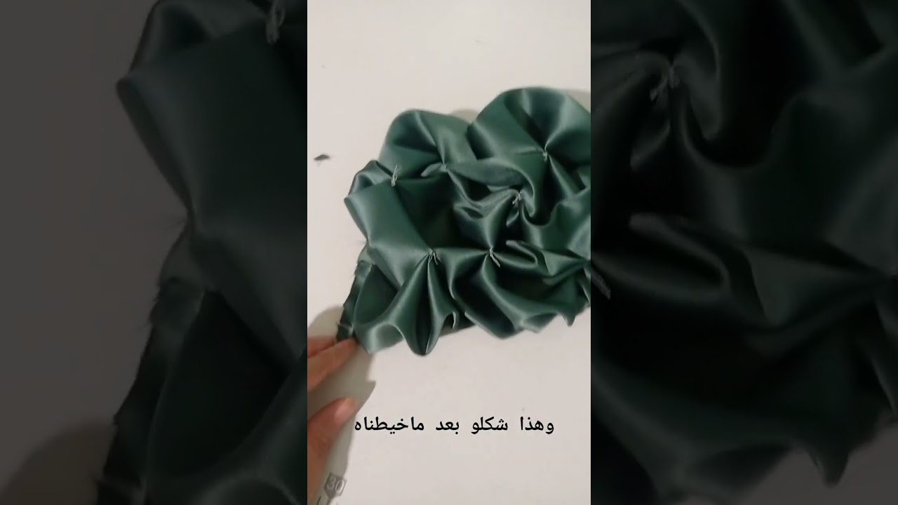 تفصيل وخياطة مونش عش نحلة بطريقة 2 بقماش الستا#اكسبلور #باترون #خياطة