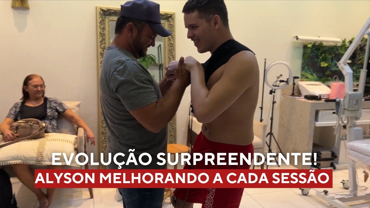 Alyson - A evolução dele está surpreendente, e cada sessão é uma vitória emocionante! 