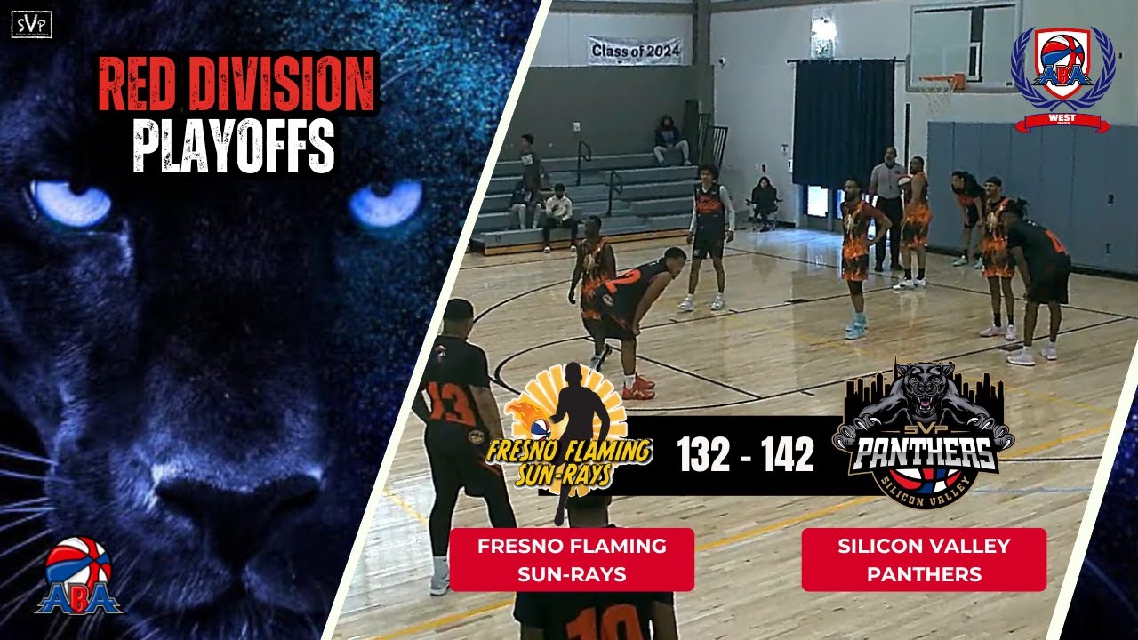 Silicon Valley Panthers vs Fresno Flaming Sun-Rays | Playoffs | Divisional Championship | ABA League