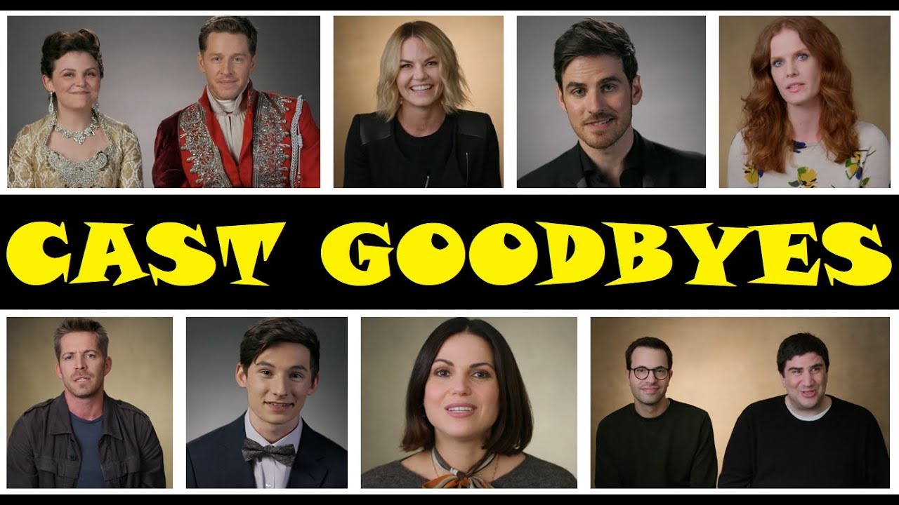 Once Upon A Time Season 7 Cast Goodbyes (HD) 