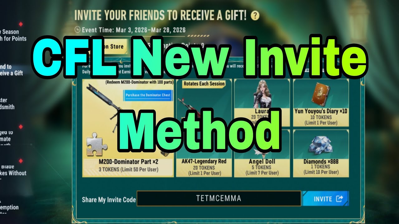 Crossfire Legends New Invite Tutorials (How to reach Lvl 20 easily)