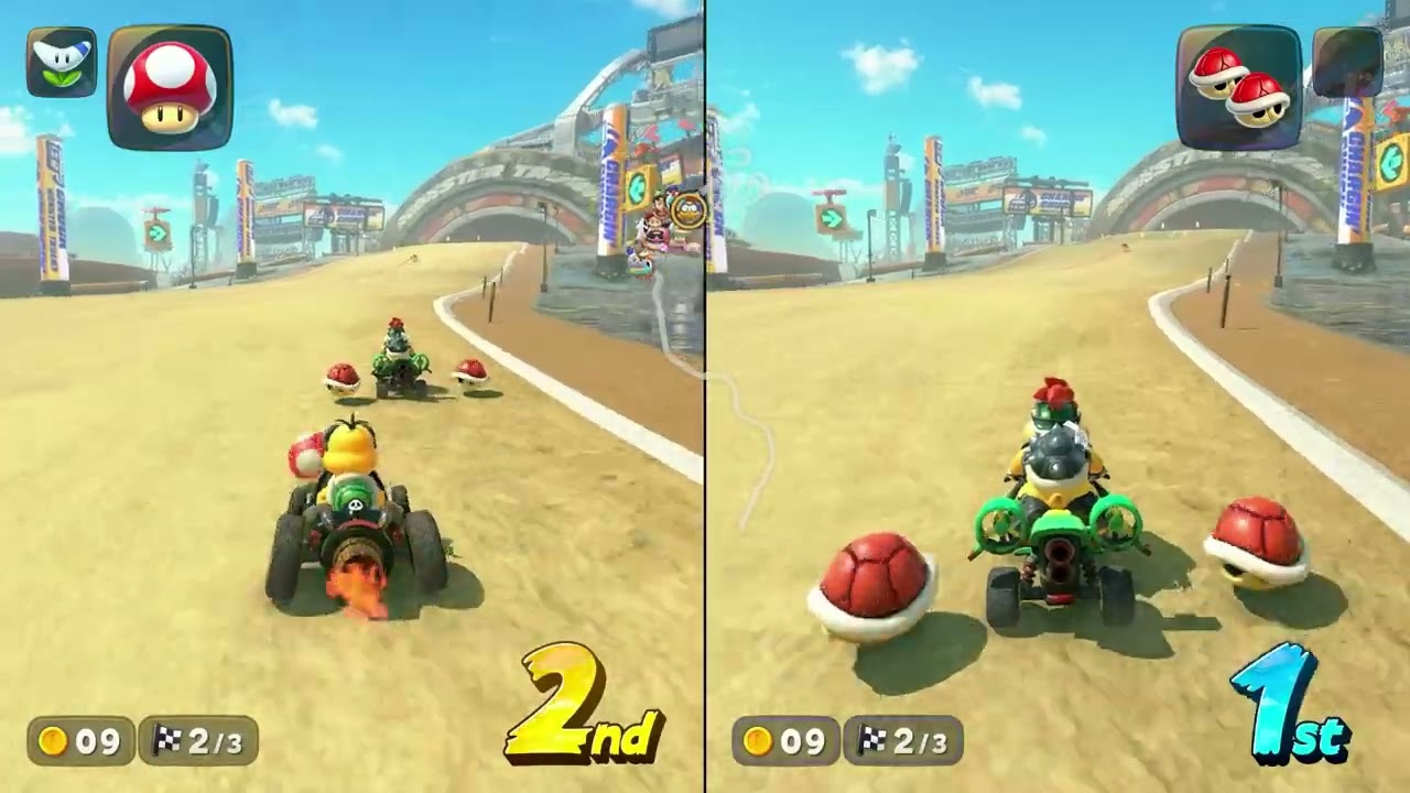 Mario Kart World - 150cc Lightning Cup (2 Players)