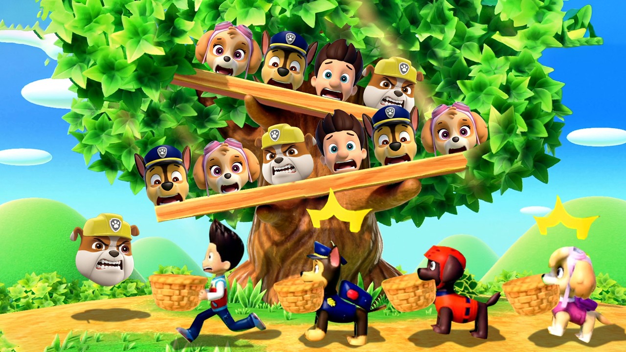 Mario Party Superstars Top 50 Funniest Minigames - Ryder VS Skye VS Chase VS Ruma (Master CPU)