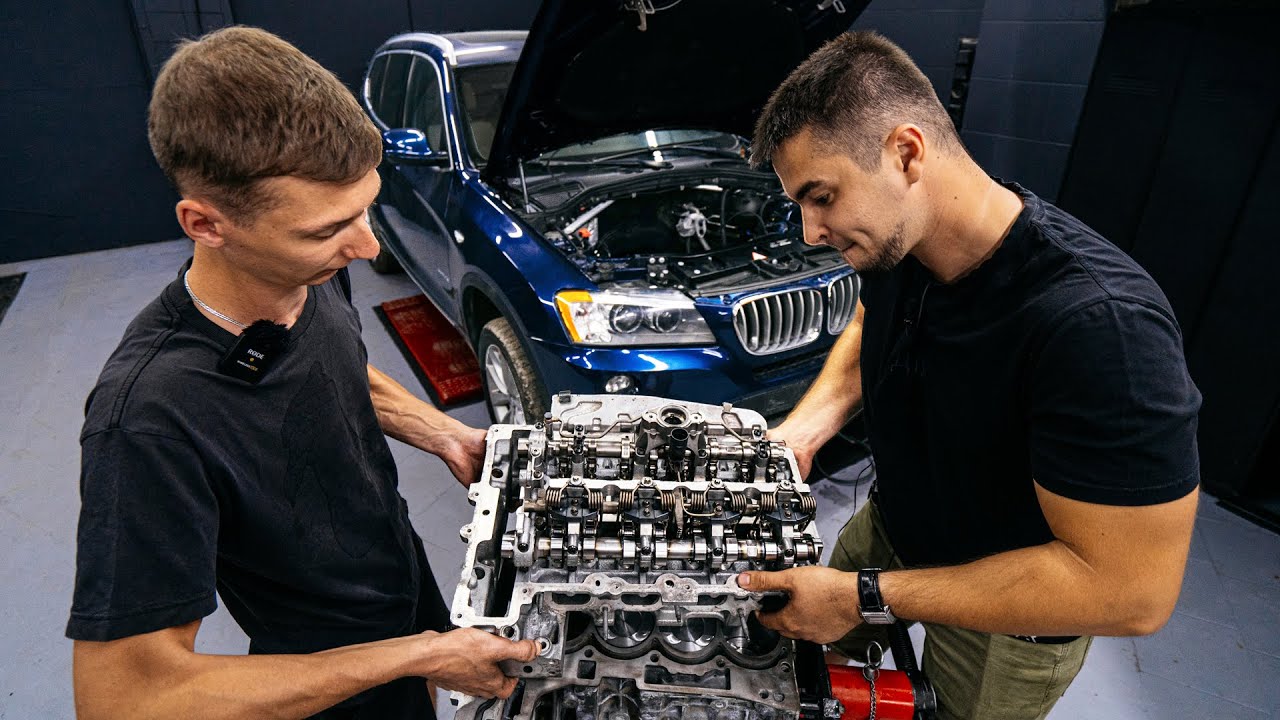 ЗРОБИЛИ двигун на BMW X3 Олега, але це був не кінець... ПОВНИЙ РЕМОНТ N20B20 bmw