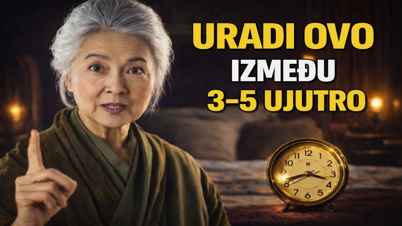 Ako se budiš između 3:00 i 5:00 ujutro, URADI OVE 3 STVARI!