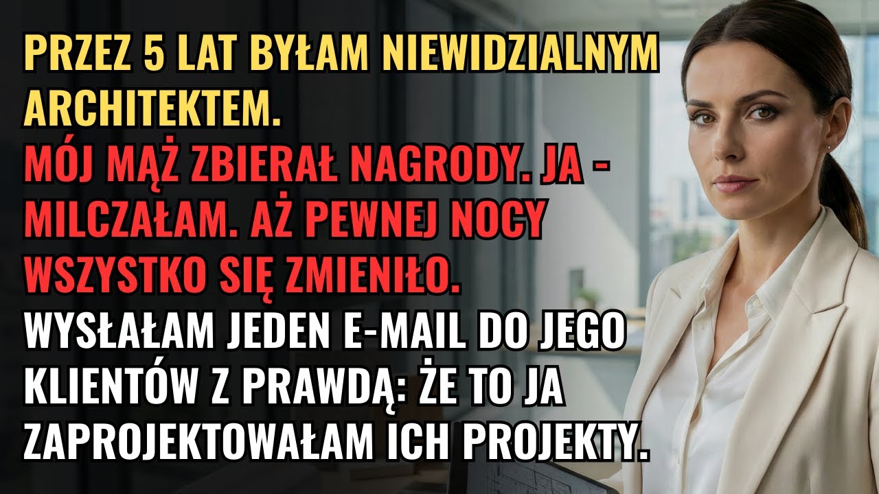 Przez Pięć Lat Pracowałam Jako Architekt W Cieniu Mojego Męża...i W Końcu Zniszczyłam Jego Imperium🔥