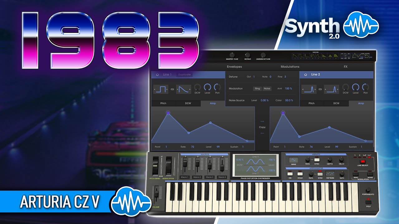 ARTURIA CZ V ♫ 34 Custom Presets ► 1983 Sound Bank