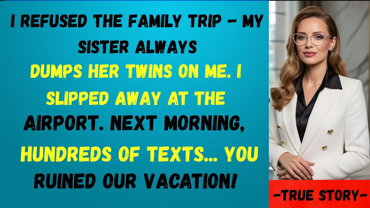 My Family And Sister Said, “You Ruined Our Vacation!” Because I…