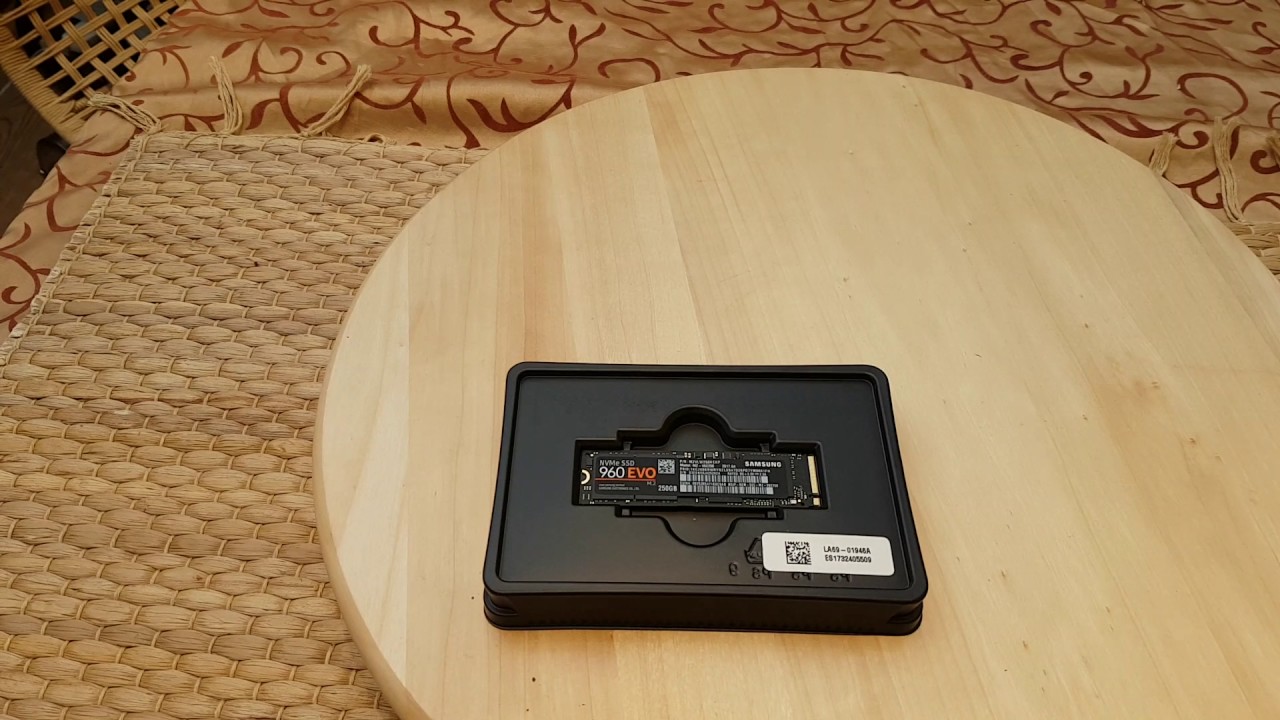 Samsung 960 evo M.2  rozpakowanie.