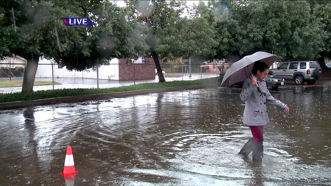 Playing in puddles