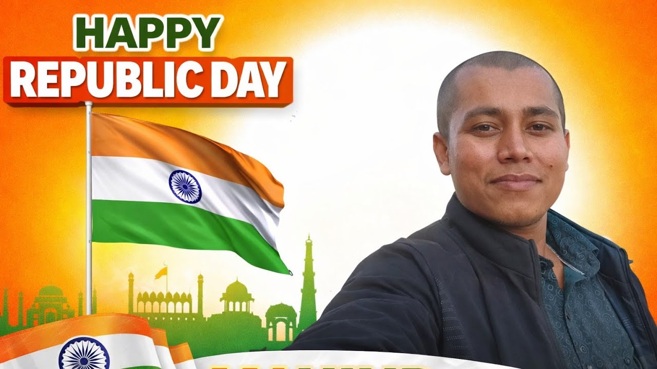 Happy Republic Day. 🐅🇮🇳🪷 ( आप सभी को गणतंत्र दिवस की हार्दिक शुभकामनाएं। ) #republicday #2026 #vlog 