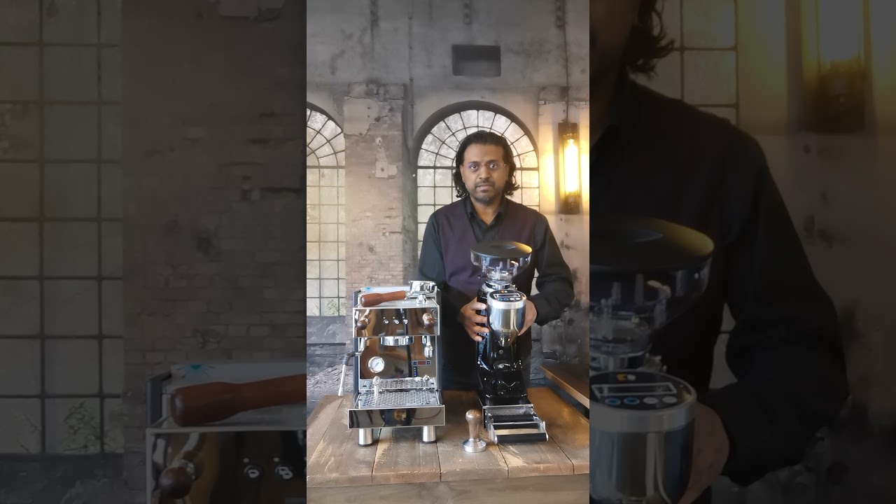 Vorstellung der Bezzera Crema DE PID in schwarz + Kaffeemühle Quamar Q50E