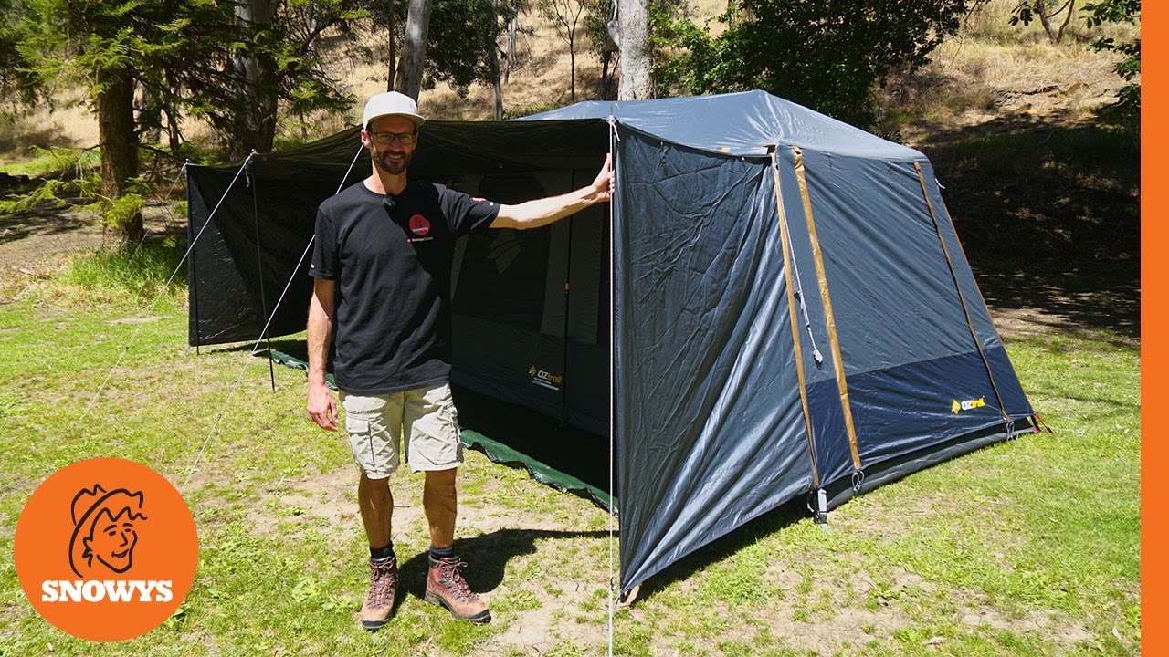 OZtrail Fast Frame Lumos Integrated Lighting 10 Person Tent - Features