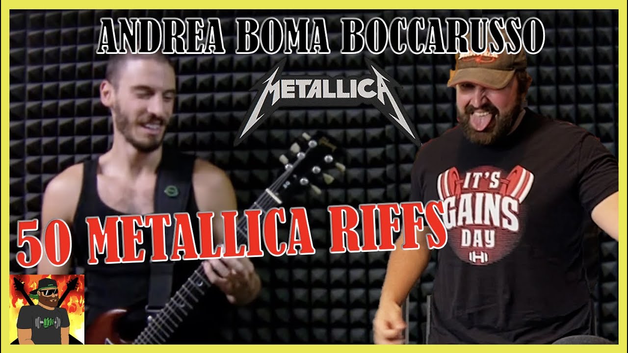 BIG MEGA FAN REACTS TO 50 METALLICA RIFFS