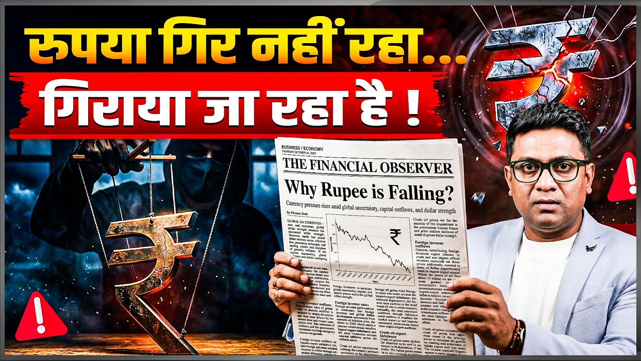 Rupee itna kyu gir raha hai? | Kya 2026 me rupiya ₹100/$ cross karega? | INR impact on stock market