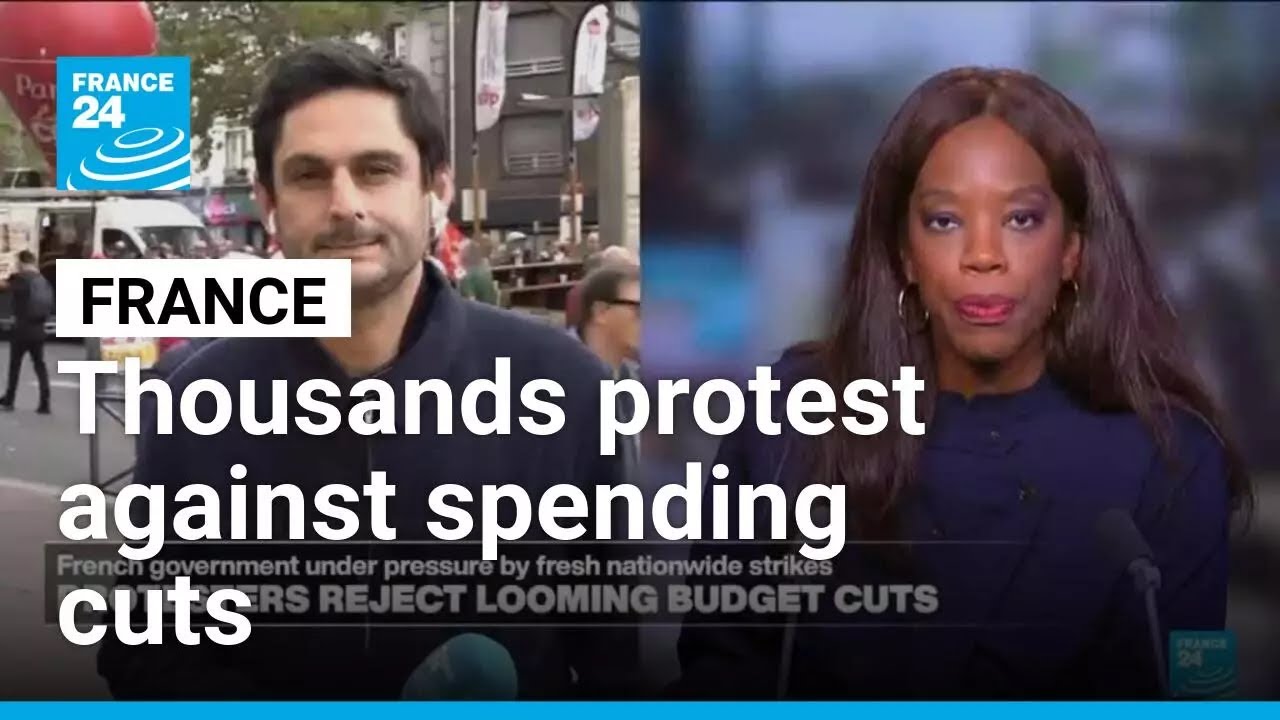 Thousands protest in France against spending cuts &bull; FRANCE 24 English