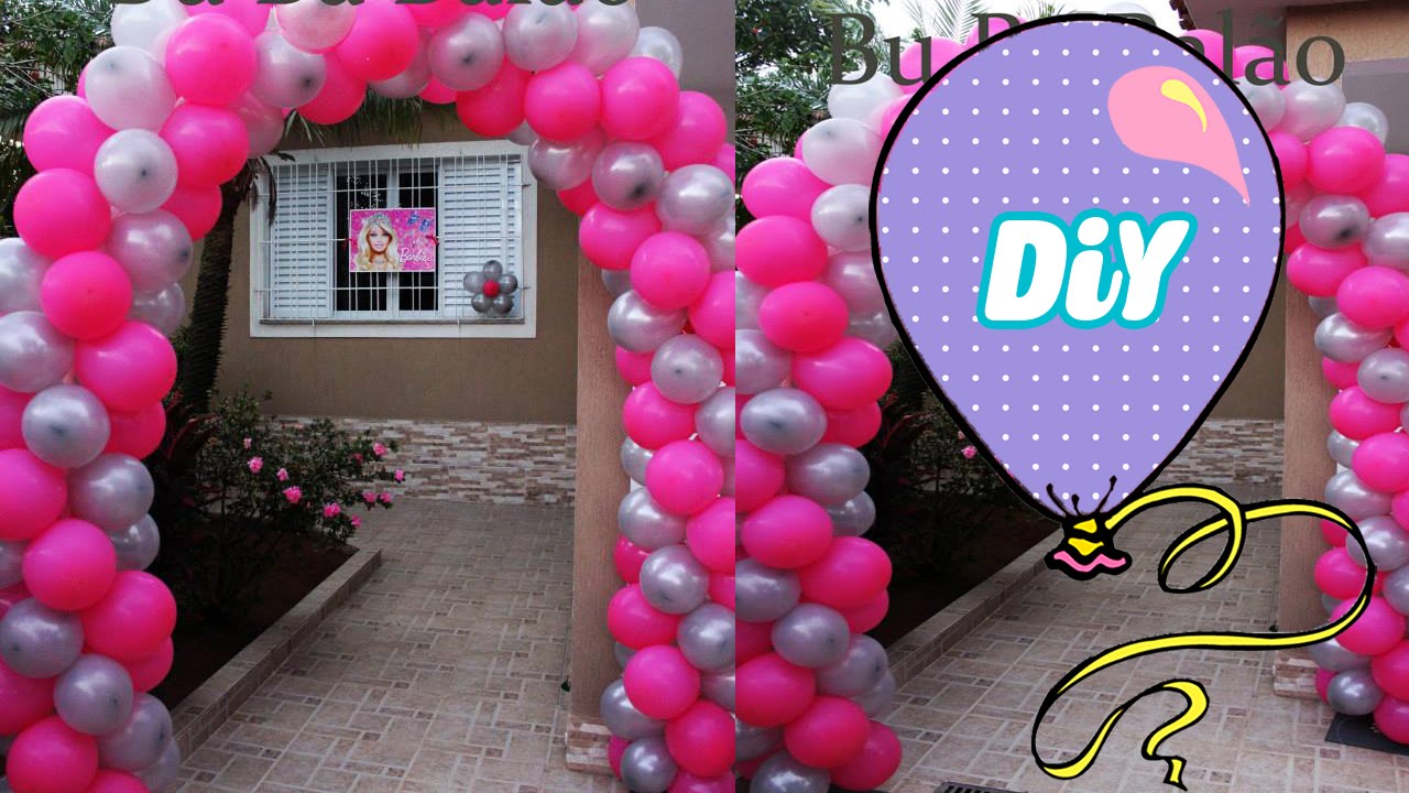 Como fazer ARCO DE BEXIGA 🎈 Balão