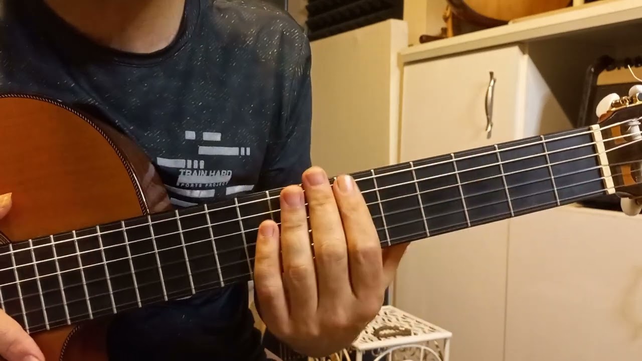 Gitarda Minör 7 Bemol 5 Akoru( Bm7b5)