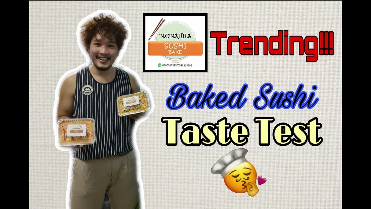 TRENDING! Baked Sushi Taste Test KSA| Momshie Popshie| #mondfooddiaries #ksa #tastetest #bakedsushi