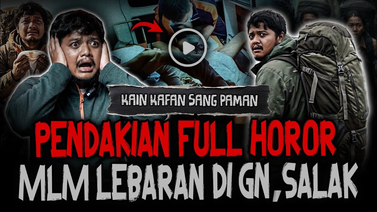 PENDAKIAN FULL HOROR MALAM LEBARAN‼️NGENCINGIN MAKAM SATU NYAWA HILANG DI GUNUNG SALAK