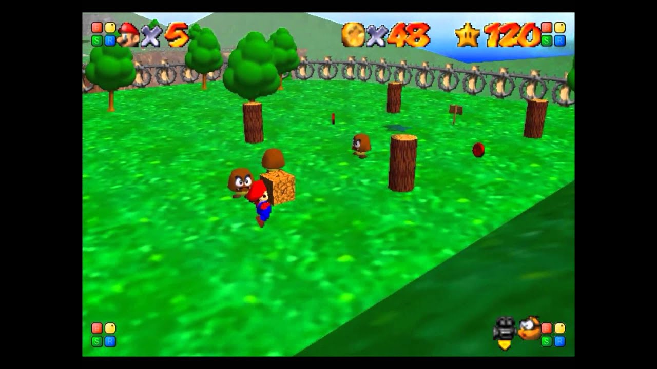 SM64 - Bob-omb Battlefield 100 Coins - 0x A Presses
