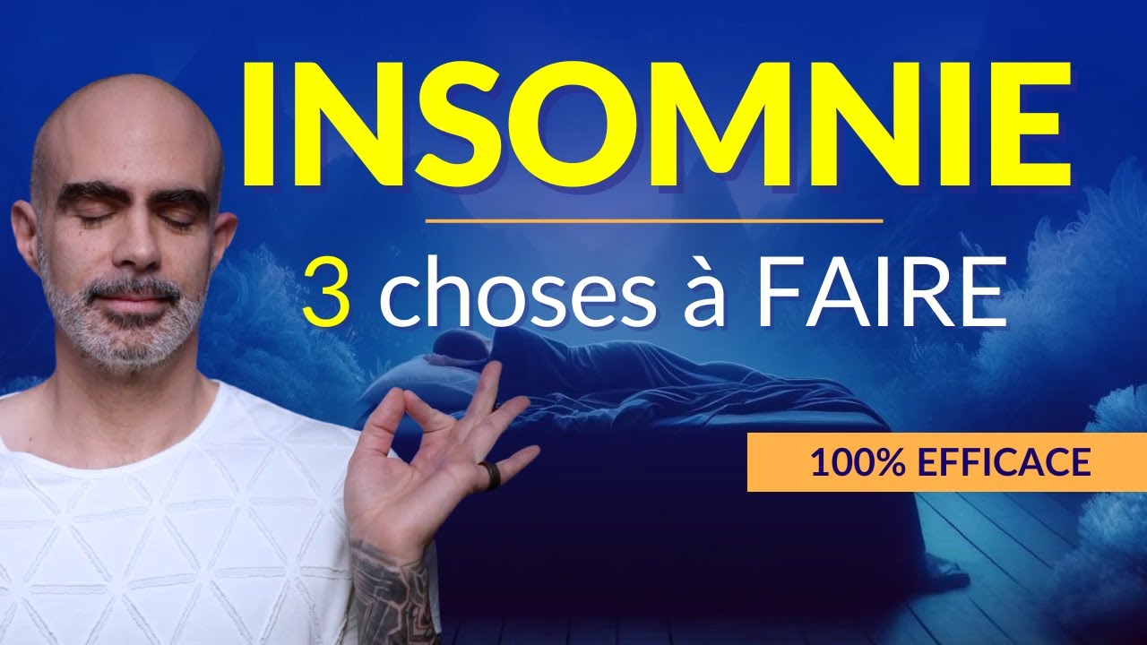 INSOMNIE : 3 choses à faire quand tu n’arrives pas à dormir !