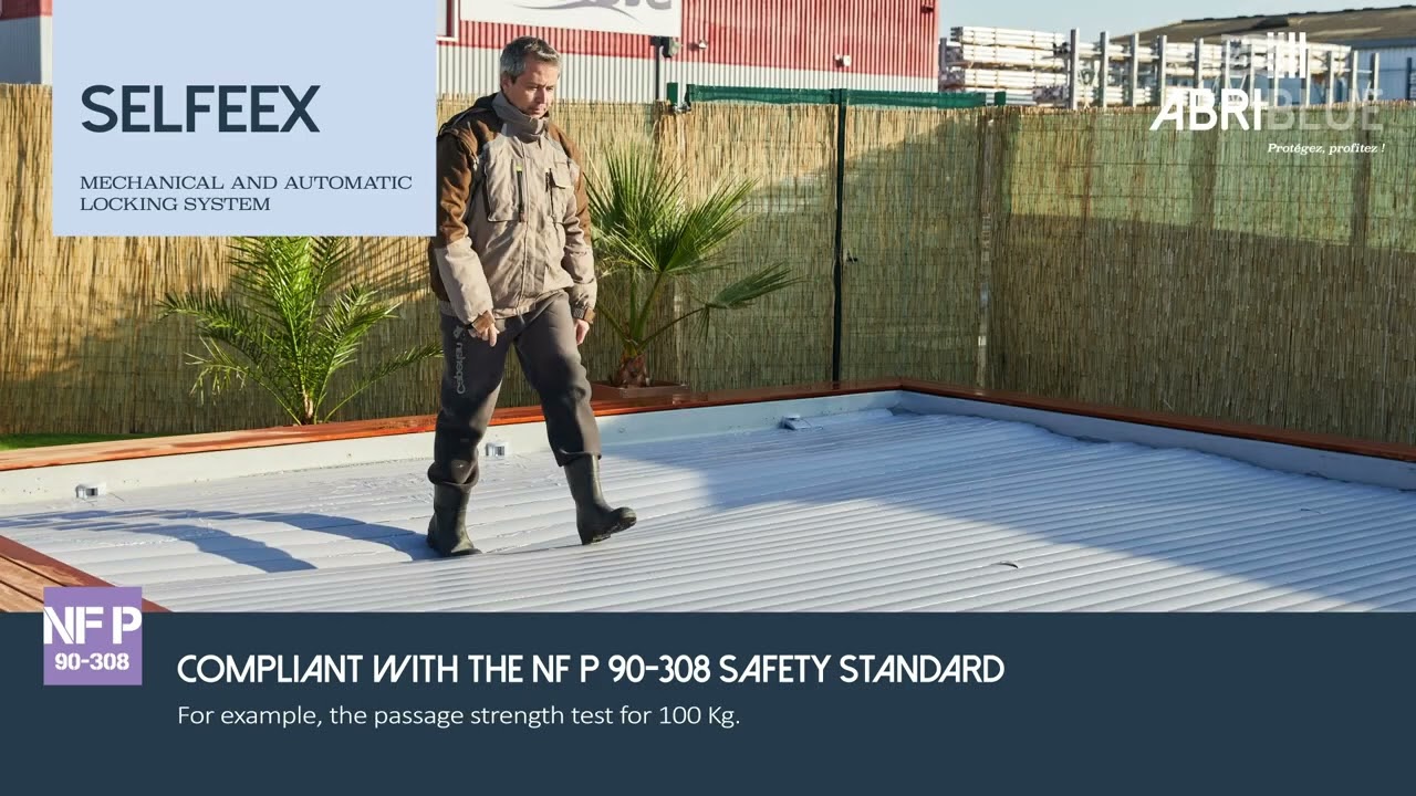 Safety : ABRIBLUE Pool Slatted Cover