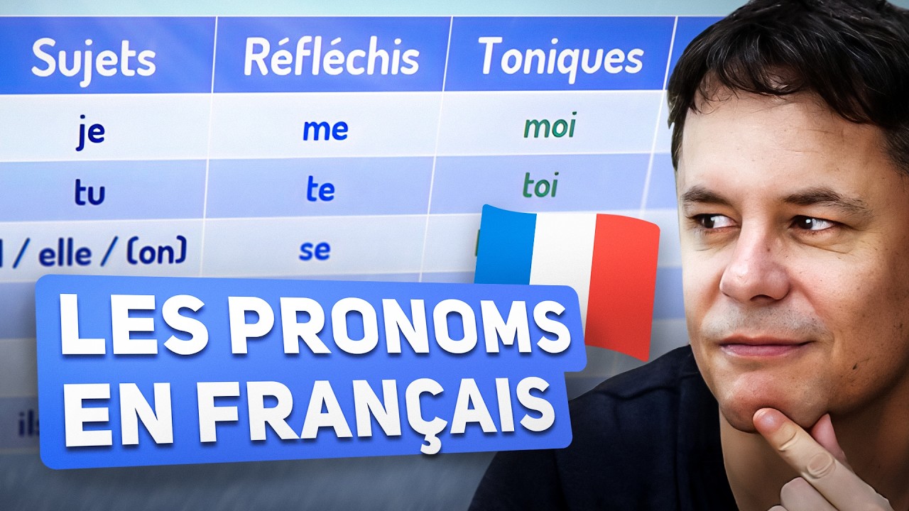 Tous les PRONOMS en Français. Pronoms personnels, relatifs, possessifs, démonstratifs, etc.