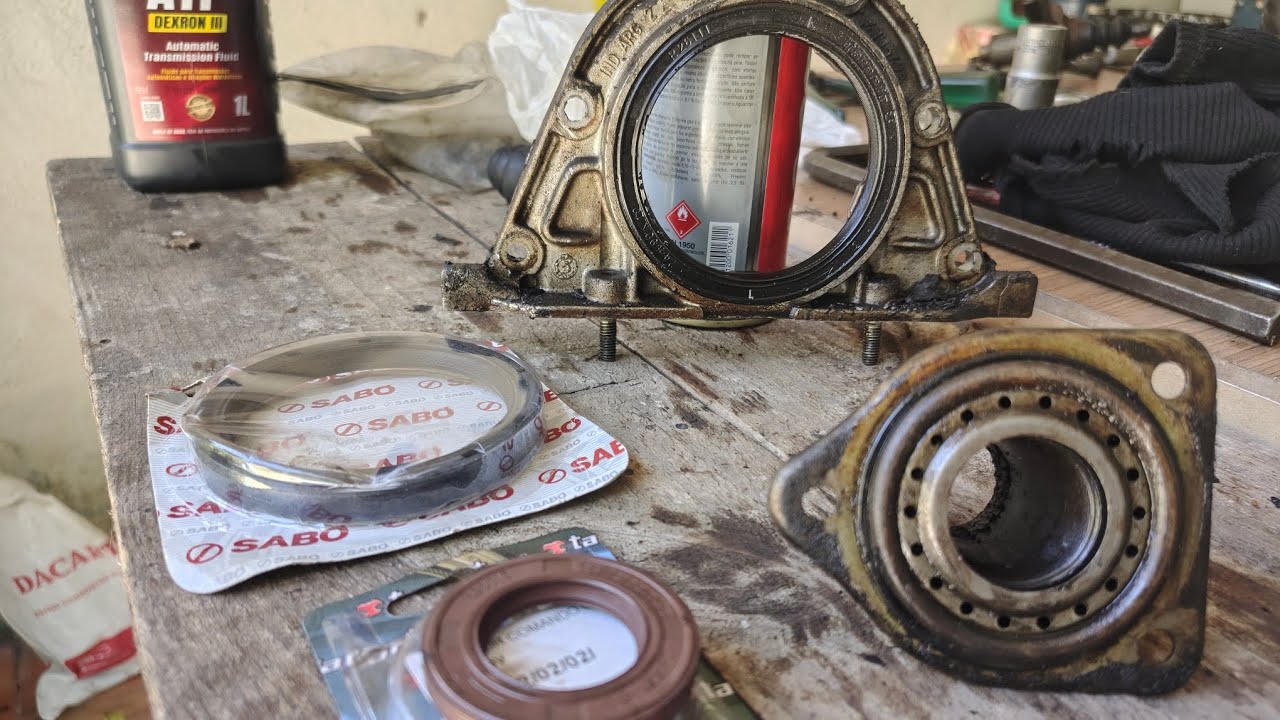 Retentores eixo piloto Tempra turbo e flange do volante virabrequim #fiat #mecanicadescomplicada 