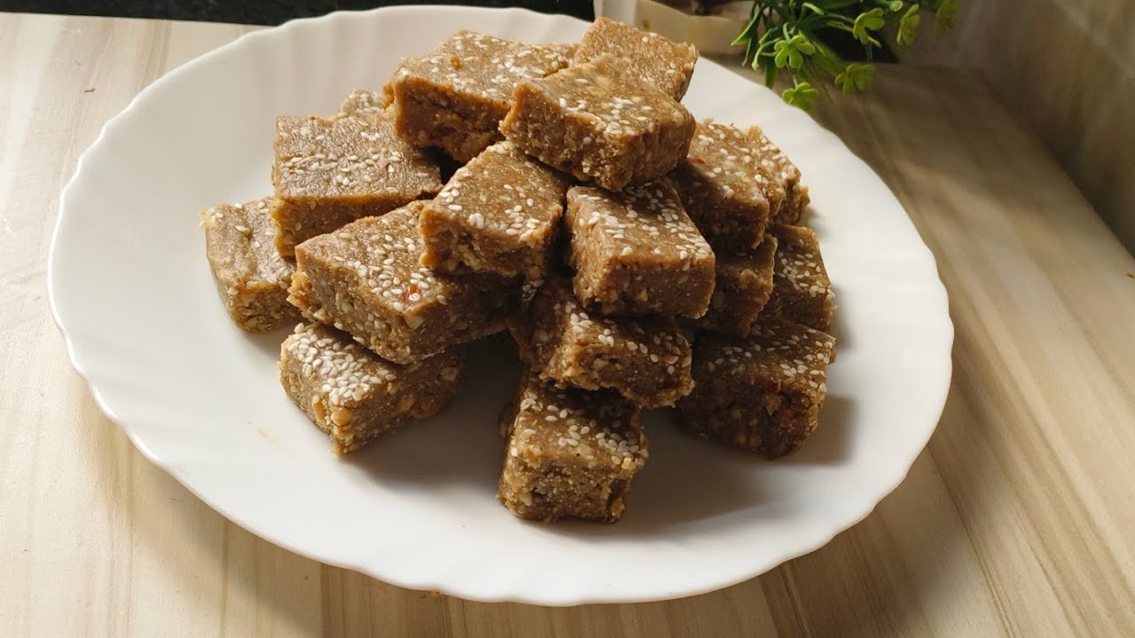 Winter special Bajra flour barfi recipe #Easy to make Bajra flour gond Barfi recipe