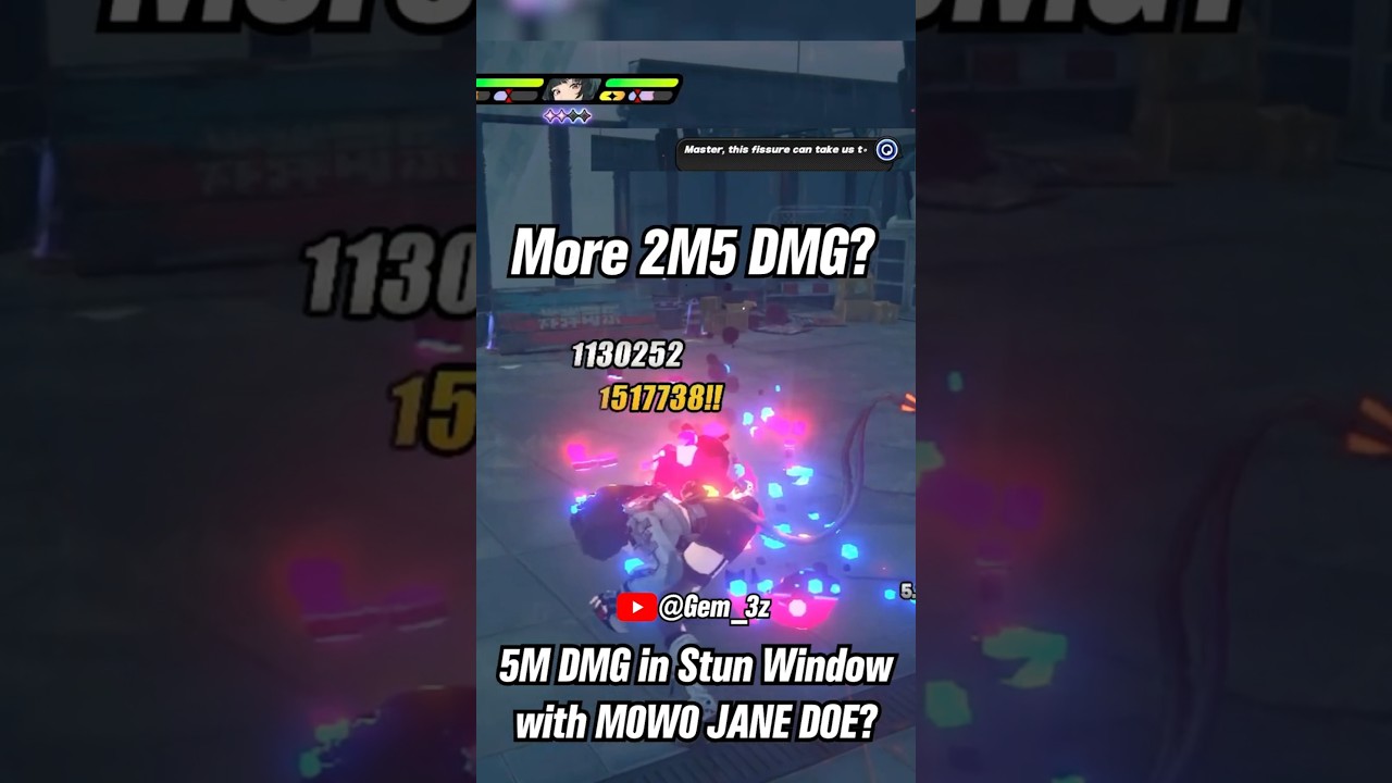 5M DMG in Stun Window with M0W0 JANE DOE 🤯🤯 #zzz #shiyudefense #showcase