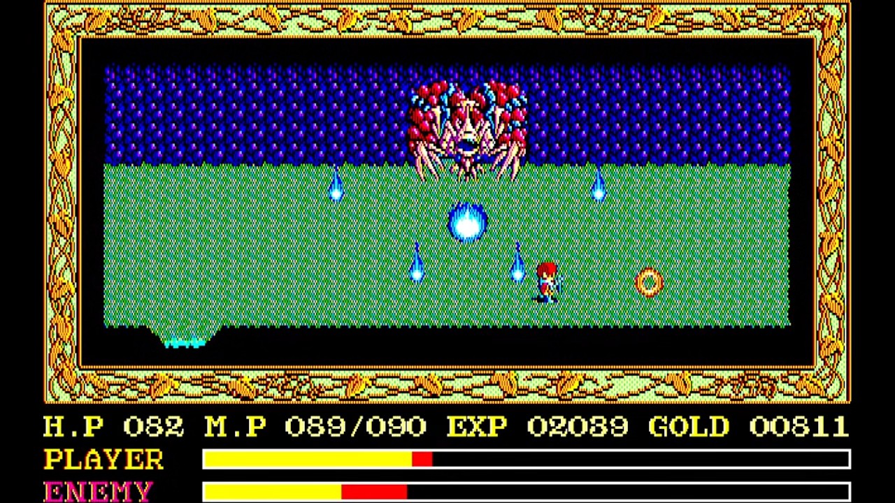 【PC8801】『イースII』 Vol.02 ～よくみるとカニではないボスを倒せ！～ 【レトロゲーム実況】