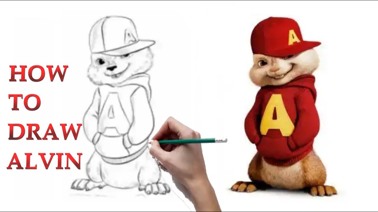 How To Draw Alvin from Alvin and the Chipmunks