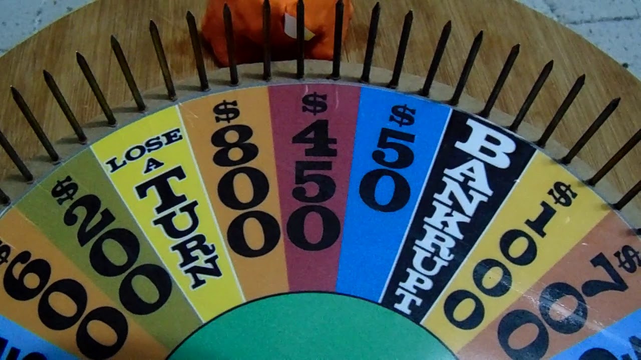 Homemade Wheel Of Fortune 131