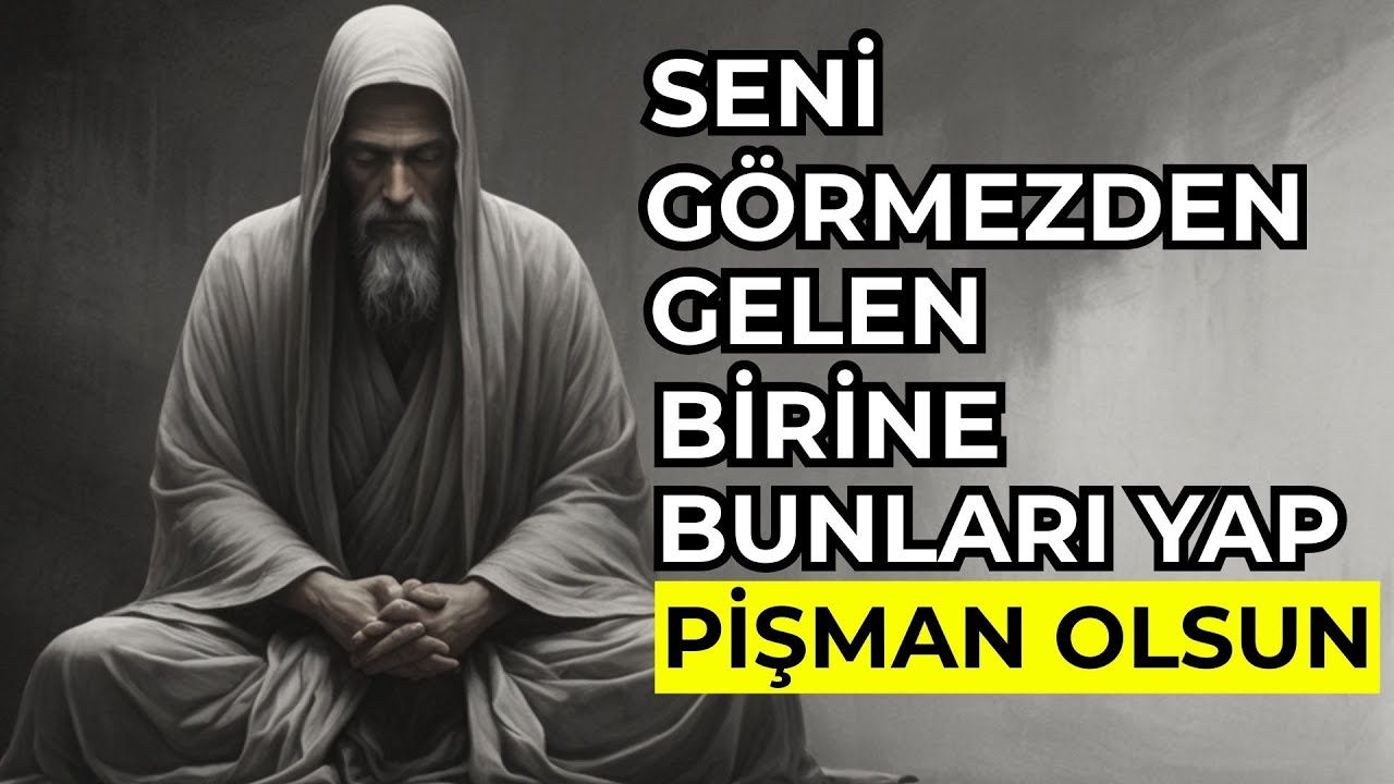 Seni Yok Sayan Herkese Verilecek En Sert 6 Karşılık (Anında Etkili) - Stoacılık