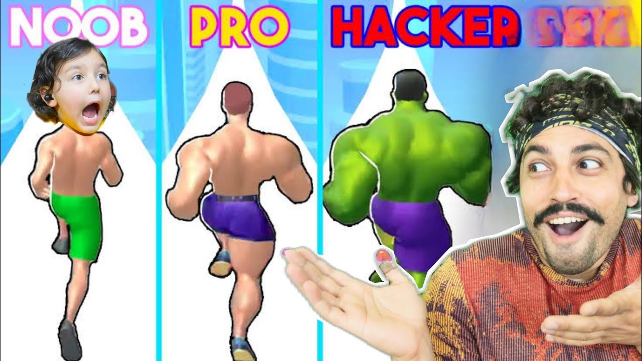 KOŞ VE DÜNYANIN EN GÜÇLÜ ADAMI OL 😄 Muscle Rush