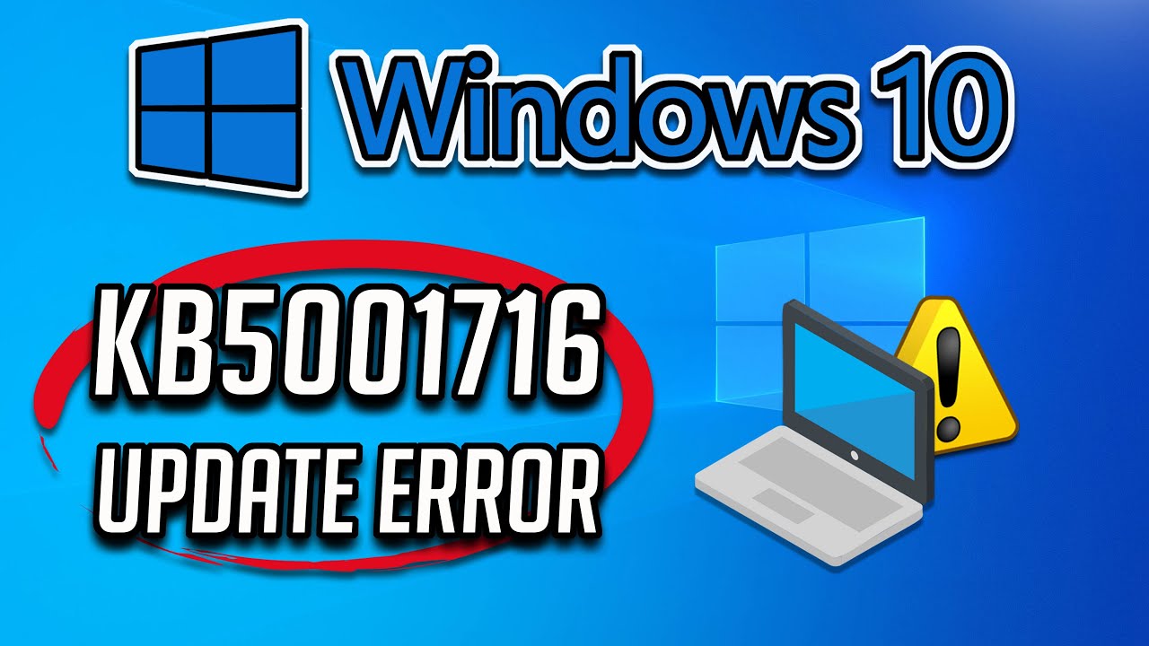 KB5001716 Update Not Installing Error code 0x80070643 On Windows 10 FIX