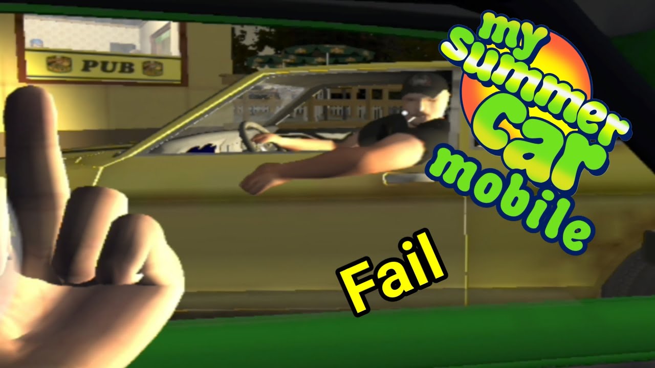 Racing against Yellow car (Failed attempt) | My Summer Car Mobile