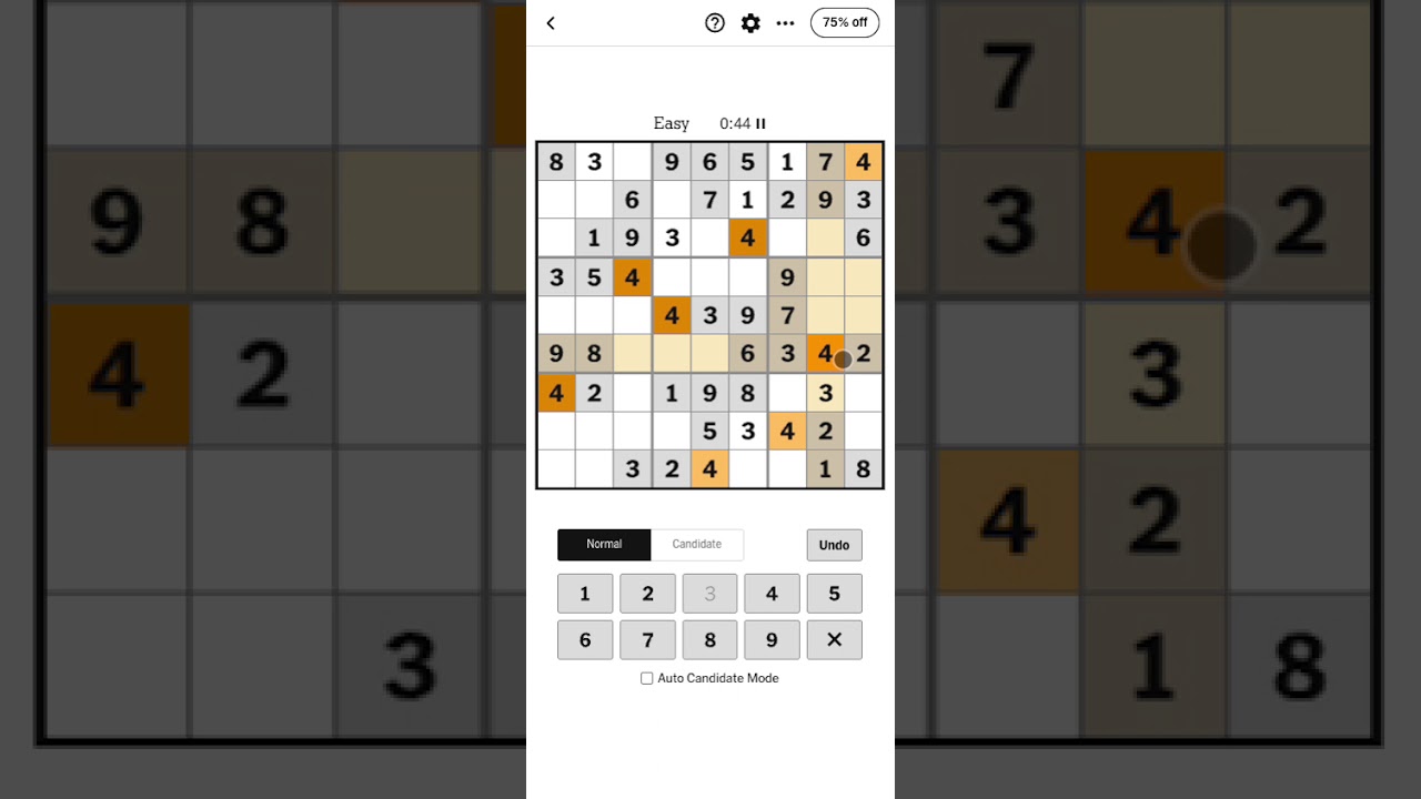 NYT Sudoku Easy Today Answer  | March 9, 2026