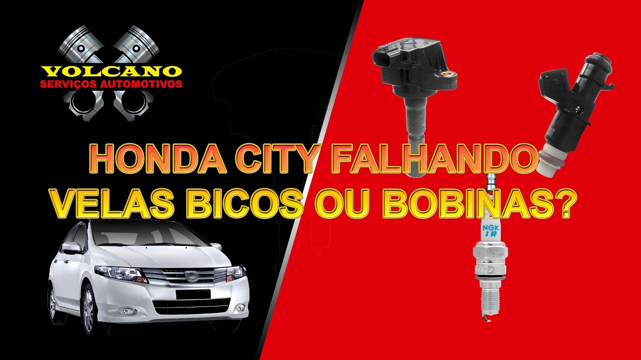 Honda City Falhando - Velas , Bicos ou Bobinas? Diagnóstico com osciloscópio e scanner