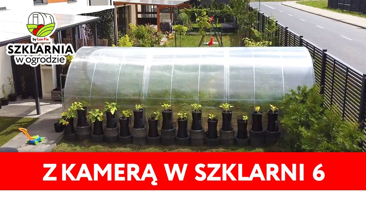 Szklarnia z poliwęglanu Lun Fix 3x6 - w ogródku szeregowca?! Z kamerą w szklarni 6 - opinia