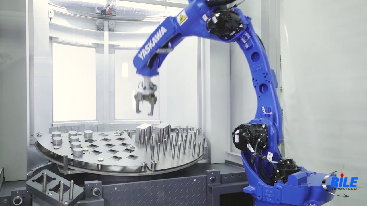 YASKAWA & RILE - Mobile Beladezelle mit MOTOMAN GP12