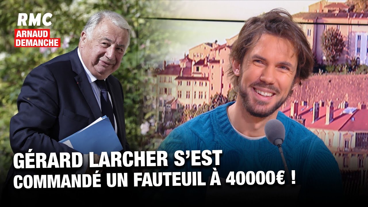 Arnaud Demanche: Gérard Larcher s'est commandé un fauteuil à 40 000 euros !